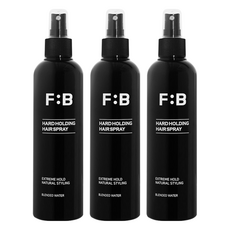 포뷰트 하드 홀딩 헤어 스프레이, 250ml, 3개