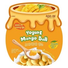 AGA-AE 益生菌寶寶優格球, 芒果, 15g, 1包