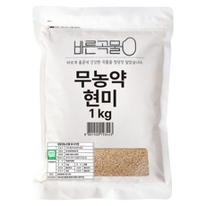 바른곡물 국산 무농약 현미, 1kg, 1개