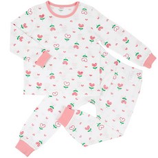 Maykids 女童款愛心花園換季9分褲家居套裝