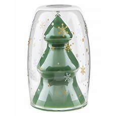 好物良品 聖誕香氛造型蠟燭 圓徑9 x 10cm Fantasy 奇幻森林, 1個