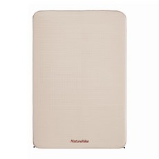 Naturehike 挪客 布穀/方型自動充氣墊 春亞紡/海綿填充 NH20DZ002 定制款, 雙人(200 x 135 x 3cm), 杏仁黃