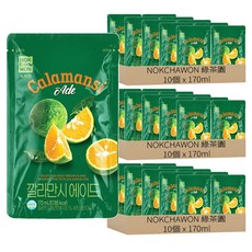 NOKCHAWON 綠茶園 金橘果汁飲料, 30個, 170ml