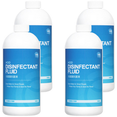 歐克靈10倍濃縮抗菌液 SGS驗證 病毒肌膚刺激性測試零, 1L, 4瓶