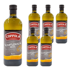 COPPOLA 柯波拉 葵花籽油 義大利產, 1L, 6瓶