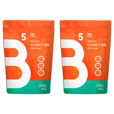 레인보우샵 올인원 식기세척기 세제 리필, 500g, 2개