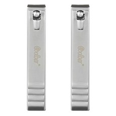 Good Change 霧面平口腳指甲剪, 單一顏色, 2個