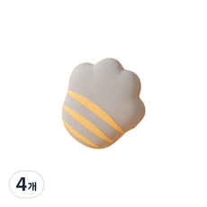 快速家事 貓掌防撞角保護蓋, 08 灰色, 4個