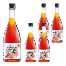 十全幸福蜜桃醋600ml 5瓶 - 天然釀造、果香濃郁、酸甜爽口