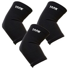 탄 팔꿈치보호대 HJ-2106, 3개, 블랙