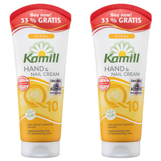카밀 핸드 & 네일 크림 바이탈 큐텐 보너스팩, 100ml, 2개