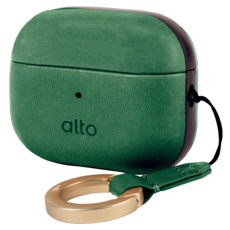 alto 奧沰 皮革保護套, 1個, Apple AirPods Pro 2, 森林綠