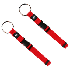 TNT TRAVEL GEAR 旅行用大衣固定夾, 紅色, 2個