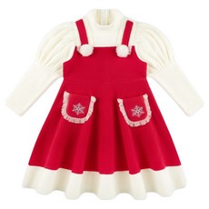 WALTONKIDS 女童聖誕精靈連身裙