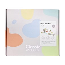 Classic WORLD 客來喜 經典木玩 木製探索盒 6個月以上 10028, 混和顏色