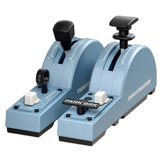 THRUSTMASTER 圖馬斯特 TCA QUADRANT ADDON AIRBUS 掌上遊戲機配件, 單一商品, 藍色, 1個