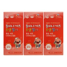 돌피니 키즈 홍삼 젤리, 3개, 200g