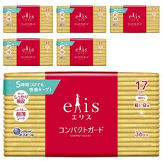 elleair 艾黎艾爾 elis 愛麗思 極致薄護墊, 6包, 36片, 17cm