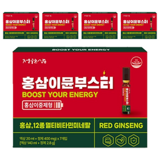 Jungwonsam Immune Booster綜合維他命礦物質補充錠+紅蔘飲 142.8g, 5盒, 7份
