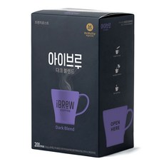 Mcnulty iBrew即溶香醇深焙黑咖啡隨身包, 1g, 200條, 1盒