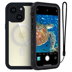 위크나인 휴대폰 방수 노샘 케이스, 아이폰15Plus, 1개