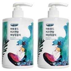 ATOMONDE Kids&Mom女性私密清潔乳, 400g, 2瓶