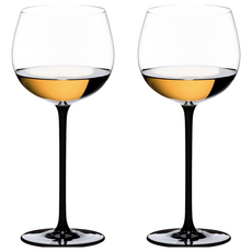 RIEDEL Sommeliers系列Black Tie全黑橡木桶夏多內酒杯 4100/07-1BB, 500ml, 2個