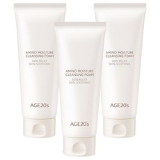 에이지투웨니스 아미노 약산성 모이스처 클렌징폼, 3개, 150ml