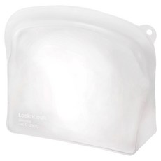 LocknLock 樂扣樂扣 白金矽膠好站密封袋 白色 M, 1.2L, 1個