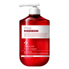 PAUL MEDISON Deep red大容量高保濕角蛋白護理足霜, 510ml, 1瓶