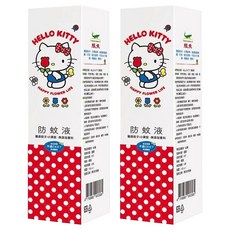 鱷魚 HELLO KITTY防蚊液, 100ml, 2瓶