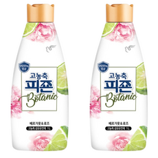 Botanic高濃縮草本衣物柔軟精 香檸檬&玫瑰香, 1L, 2個