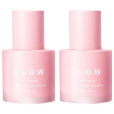 쏘내추럴 글로우 픽싱 톤 메이크업 베이스 30ml, 핑크아이보리, 2개