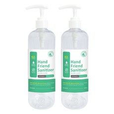 핸드프렌드 세니타이저 겔타입 손소독제, 500ml, 2개