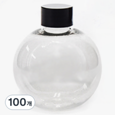 Glassdomae 透明球型塑膠瓶 250ml 100入, 1套