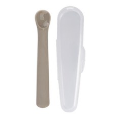 데일리라이크 봉봉 이유식 스푼 1단계 + 휴대용 케이스, 코코아, 1세트