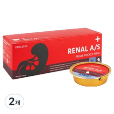 메디코펫 고양이 프라임 포켓 밀 레날 AS 습식 가수분해 닭고기 처방캔, 360g, 2개, 신장 360g, 2개, 신장