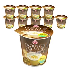 오뚜기 크루통 컵스프 갈릭크림, 27g, 10개