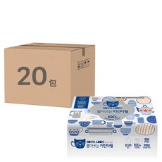 BonitaGoods 抽取式三層廚房紙巾 天然紙漿 廚房清潔必備, 100張, 20包