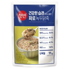 햇반 파로녹두닭죽, 1개, 420g