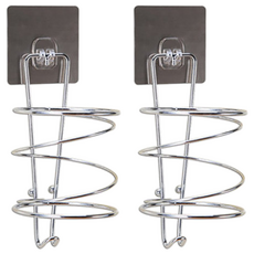 Haegang黏貼墊吹風機架, 銀, 2個