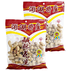 四乘六 鹹酥花生, 澎湖特產, 自然風味, 170g, 2包