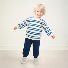 milkmile Good Vibe Marine Bear 條紋上下裝套組