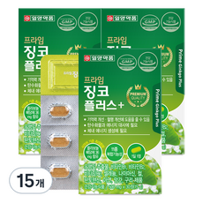 일양약품 프라임 징코 플러스, 30정, 15개