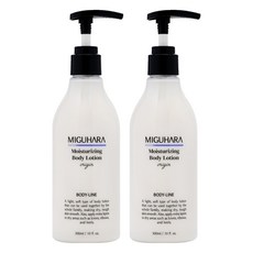 미구하라 모이스처라이징 바디 로션, 300ml, 2개