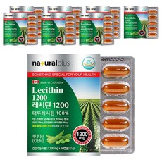 naturalplus 大豆卵磷脂 1200, 8個, 60錠