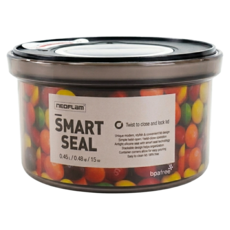 NEOFLAM SMART SEAL 聰明封抗菌遮光儲物罐 圓形, 容器 + 蓋子, 1個