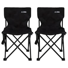 밴프 아르카 캠핑체어 대, 블랙, 2개