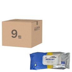 QIANHUI 倩揮 廚房清潔濕紙巾 80抽, 80張, 9包