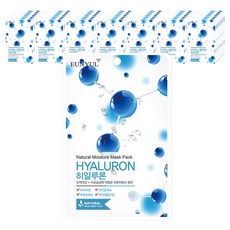 eunyul Natural系列玻尿酸面膜 22ml, 1片, 50片